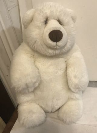 Vintage Dakin Polar Bear Plush Doll By Lou Rankin Friends 14”