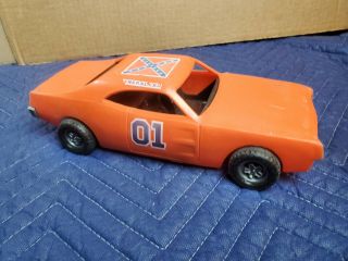 Dukes Of Hazzard Plastic Car General Lee W/sunroof Mego 10 Inches