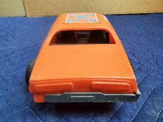 Dukes Of Hazzard Plastic Car General Lee W/Sunroof Mego 10 Inches 3