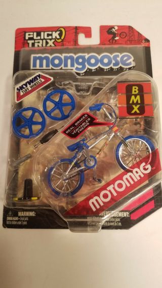 Flick Trix Motomag Team Mongoose Bmx Bike Skyway Tuff Wheels Mags Nib C7