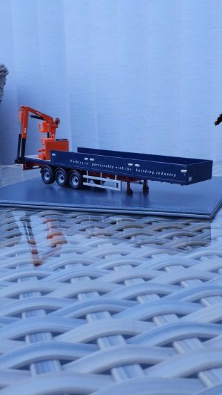 Corgi model trucks 1:50 scale.  Crane Trailer 2