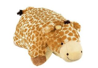 Pillow Pets Large 18 " Giraffe Foldable Plush Pillow Stuffed Animal Toy