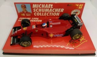 F1 1/43 Ferrari 412t2 1996 Launch Version Schumacher Minichamps Msc 25