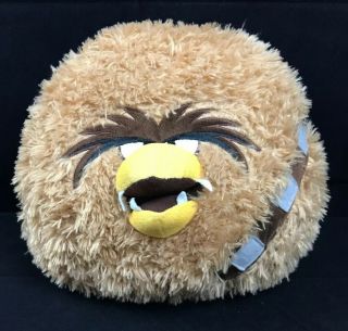 Disney Star Wars Chewbacca Angry Bird 12 Inch Brown Plush Pillow