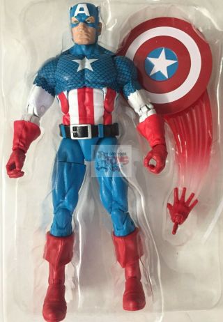 Captain America Marvel Legends Vintage Wave 1 Out Of Package 2017 6 " Inch Figure