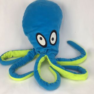 Ikea Korall Blackfisk Octopus Plush Blue Green 26 " Soft Toy Squid Stuffed Pillow