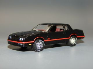 Johnny Lightning 1/64 1987 Chevrolet Monte Carlo Ss Blck W/ Red Trim Vhtf Rare