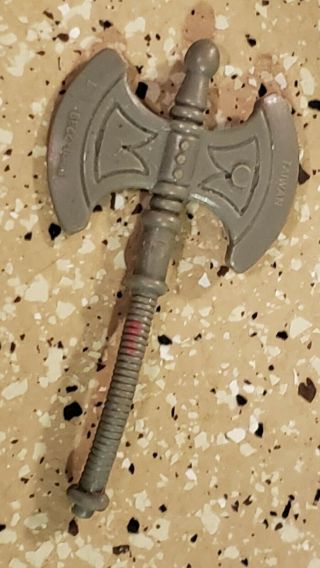 Awesome Vintage 1980s Masters Of The Universe Motu He - Man Battle Axe Only