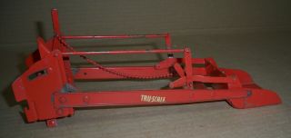 TRU SCALE Tractor Front End Loader 1950 ' s Old Farm Toy 1/16 2