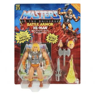 Motu Origins Battle Armor He - Man Figure Masters Of The Universe 2021
