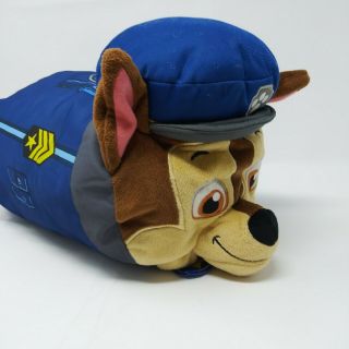 Nickelodeon Paw Patrol Chase Police Dog Stuffed Animal Plush Toy Storage Pillow