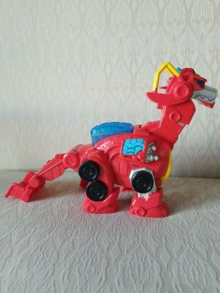 Hasbro Transformers Rescue Bots Heatwave Dinobot Dinosaur Figure 2013 8”