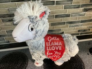 Llama Plush Twerking Singing Gotta Llama Love For You Valentine 