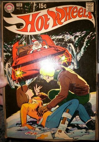 Vintage Hot Wheels Comic Book 6 Last Issue