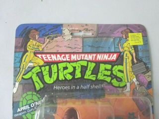 1988 Teenage Mutant Ninji Turtles,  April O ' Neil,  Blue Stripes 2