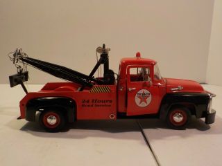 N Die - Cast 1:18 1956 Ford Tow Truck F - 100 Texaco Welly No.  9834
