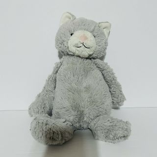 12 " Jellycat London Gray Kitty Cat Bashful Plush