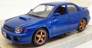 Maisto 1/26 Scale Model Car 31976 - Subaru Impreza Wrx - Blue