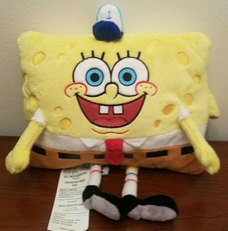 Pillow Pet Pee Wees Sponge Bob Pre - Owned