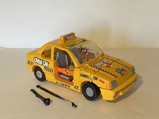 Incredible Crash Dummies By Tyco: Yellow Taxi Crash Cab Car 2 - Complete