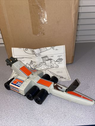 1978 Mattel Battlestar Galactica Colonial Scarab With Pilot And Instructions