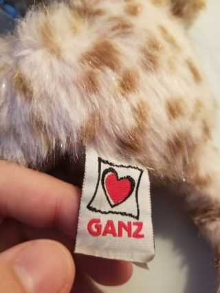 Ganz Webkinz Strawberry Cloud Leopard Plush Stuffed Animal Spotted Cat No Code 3