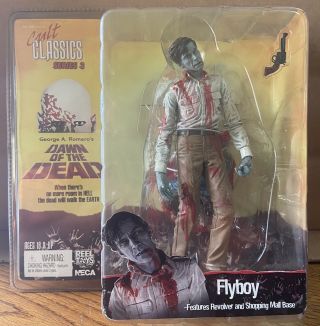 Neca Cult Classics Series 3 Dawn Of The Dead - Flyboy Zombie 7 " Figure Rare