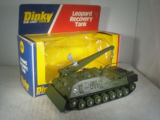 Dinky Toys Military Army 699 German Leopard Recovery Tank,