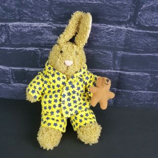 Hush Little Baby Bunny Rabbit Plush 1996 Pajamas Teddy Bear Sylvia Long 10” A9