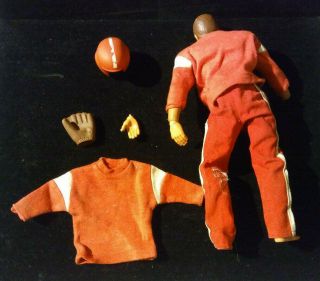 Vintage Mattel Big Jim with football uniform 2