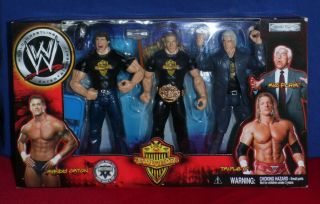 Ric Flair Randy Orton Triple H Evolution 3 Exclusive Wwe Raw Jakks Mattel