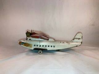 Vintage Wyandotte Pressed Steel China Clipper 1930 Toy Airplane Pan American Paa