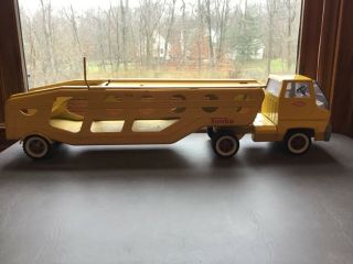 1960’s Vintage Yellow Tonka Car Hauler,