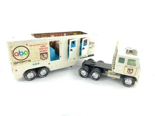 Vtg Nylint Abc Wide World Of Sports Tractor Trailer Truck 1980 Winter Games
