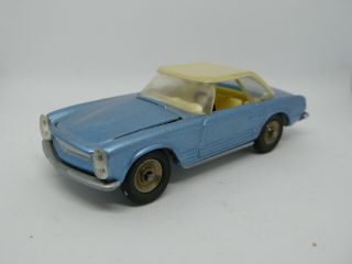 French Dinky 516 Mercedes Benz 230 Sl 1/43 Scale Nicely Restored Vintage