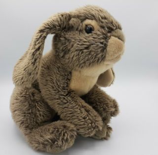 Toys R Us Bunny Rabbit Plush Gray Brown Cream Soft Stuffed Animal 2015 Whiskers