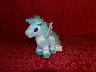 Vhtf 6 " Retired Neopets Plush Blue & White Cloud Uni Unicorn Pegasus (85)