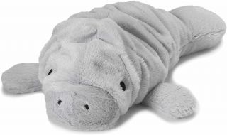 Intelex Warmies Microwavable French Lavender Scented Plush,  Manatee Warmies,  Gra