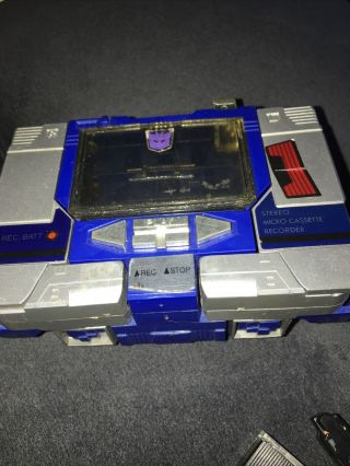 1984 Transformers G1 Soundwave With Accessories Pre - Rub