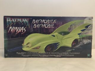 Hasbro 1998 Batman Ninjas Batmobile Boxed Rare Action Figure Vehicle