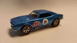 Hot Wheels 67 Camaro With Redline Wheels And Spoiler Number.  Casting