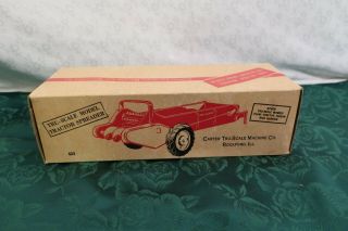 Vintage Carter Tru - Scale Model Tractor Spreader 403 Box Only