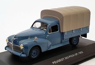 Solido 1/43 Scale S4303400 - 1952 Peugeot 203 Pick Up Truck - Blue