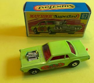 Matchbox Superfast 62 Rat Rod Dragster Boxed Example
