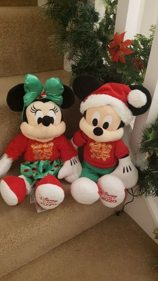 Disney Store 2020 Really Cute Minnie And Mickey Mouse Soft Plushes