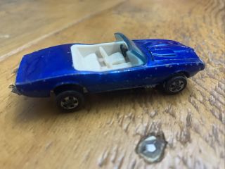 1967 BLUE Custom Firebird Redline Hot Wheels From HUGE estate attic find 2