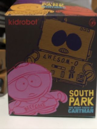 Kidrobot The Many Faces of Cartman Awesom - O 1/40 Opened Blind Box South Park 3