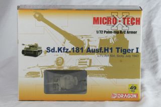 Dragon Armor Micro X Tech 65002,  1/72 Tiger,  S.  Pz.  Abt.  504,  Sicily 1943