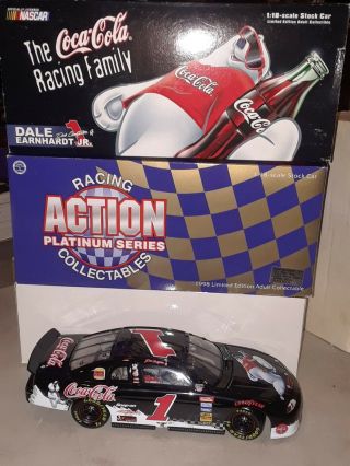 1998 Action Dale Earnhardt Jr 1 Coca Cola Polar Bear Platinum Series 1:18 Scale