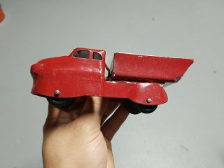 Vintage Wyandotte Red Pressed Steel Dump Truck Toy 1930 